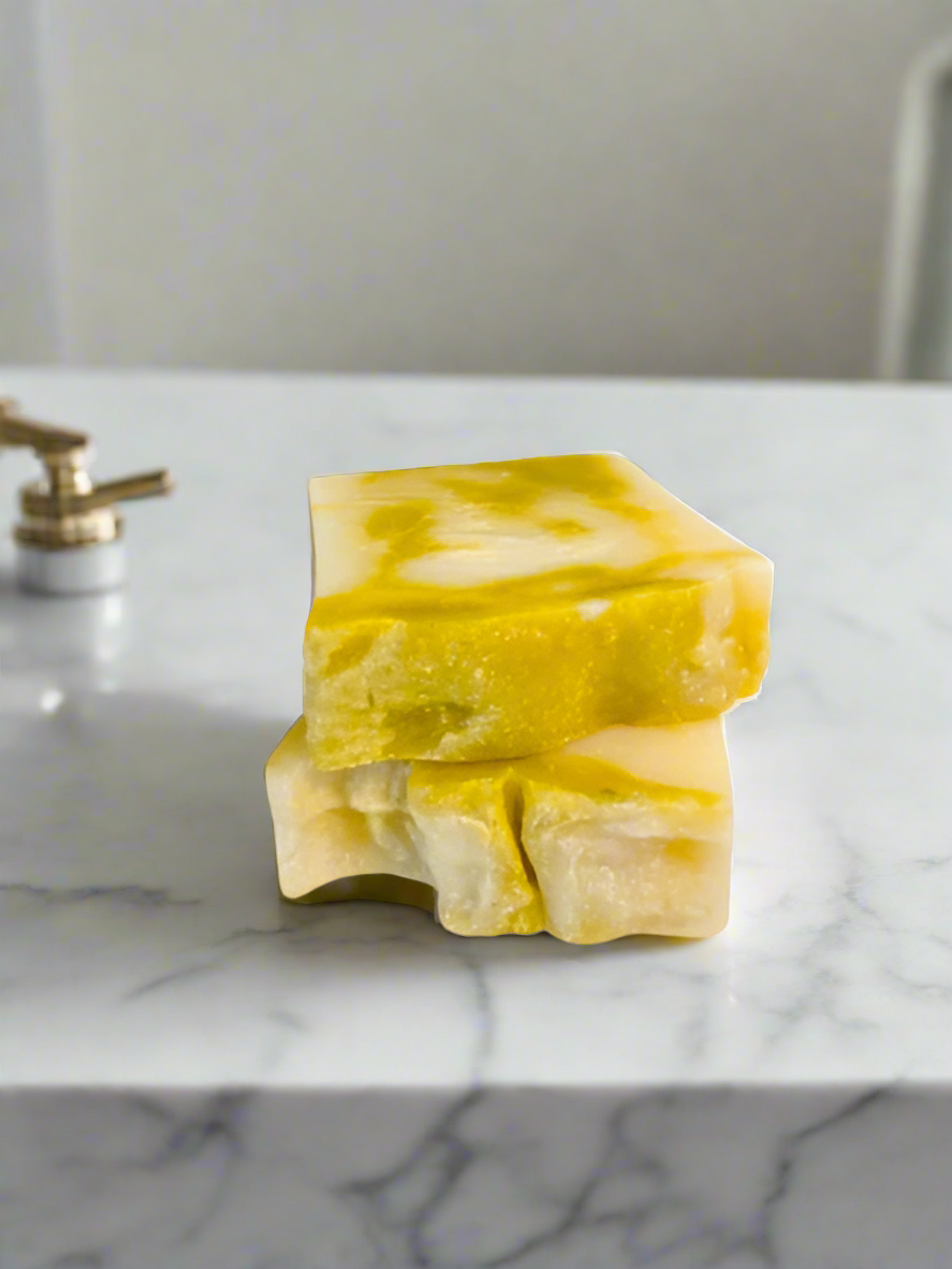 Basil & Spruce Bar Soap with Indian healing clay