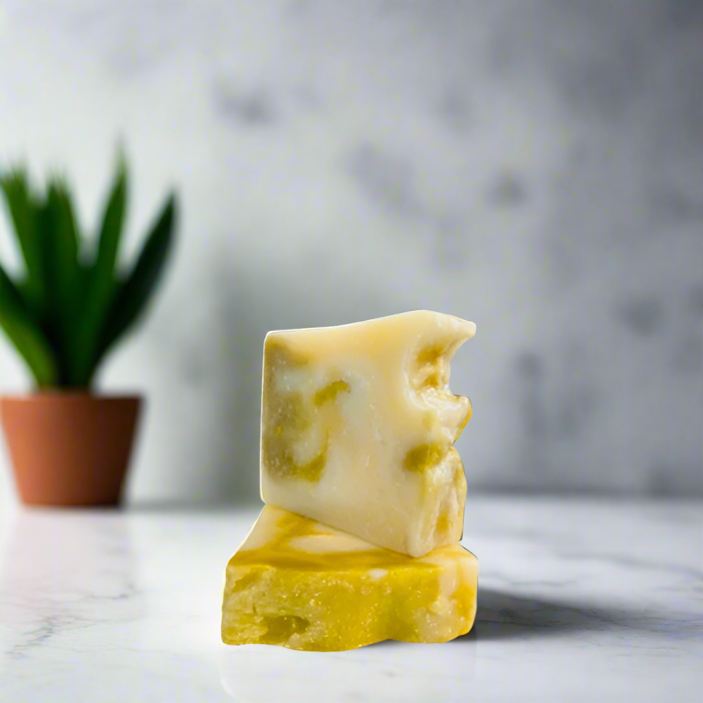 Basil & Spruce Bar Soap with Indian healing clay
