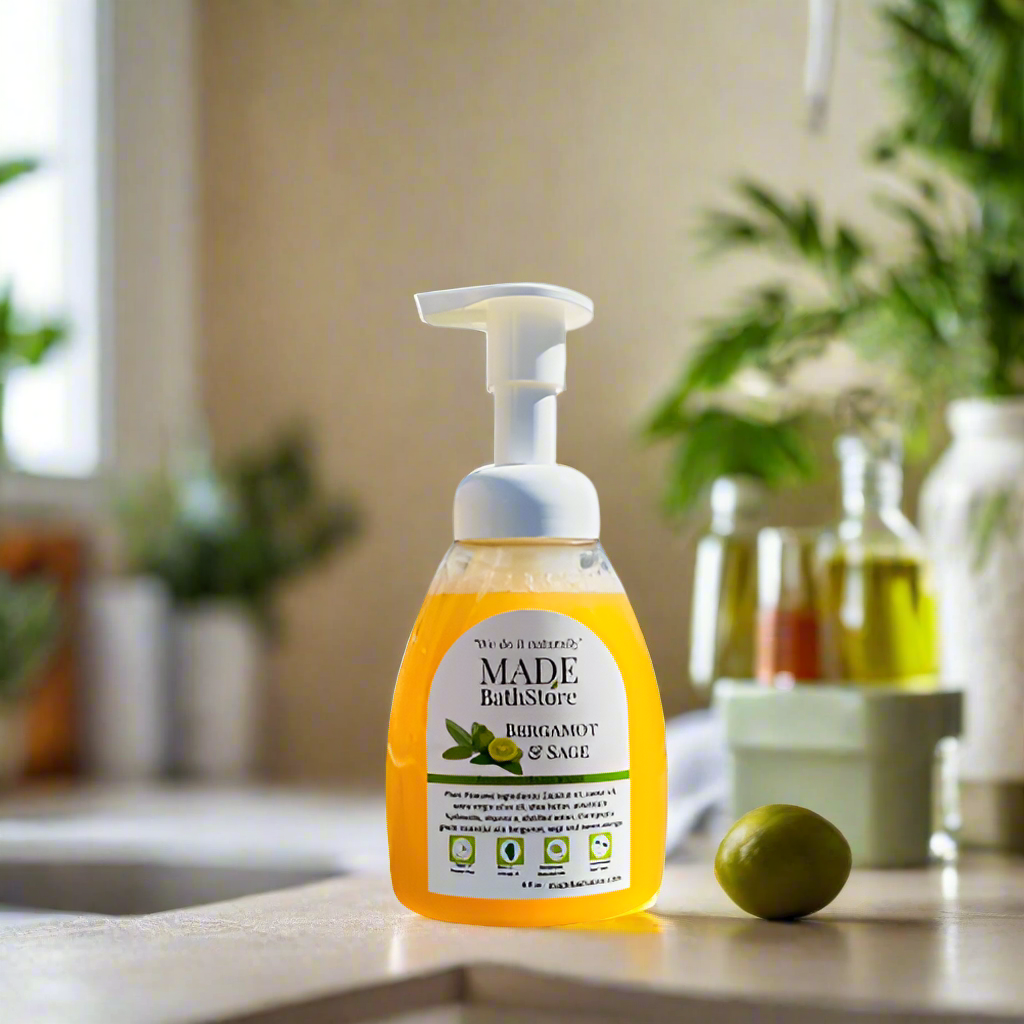 Sage & Bergamot natural plant based Foaming Hand Soap
