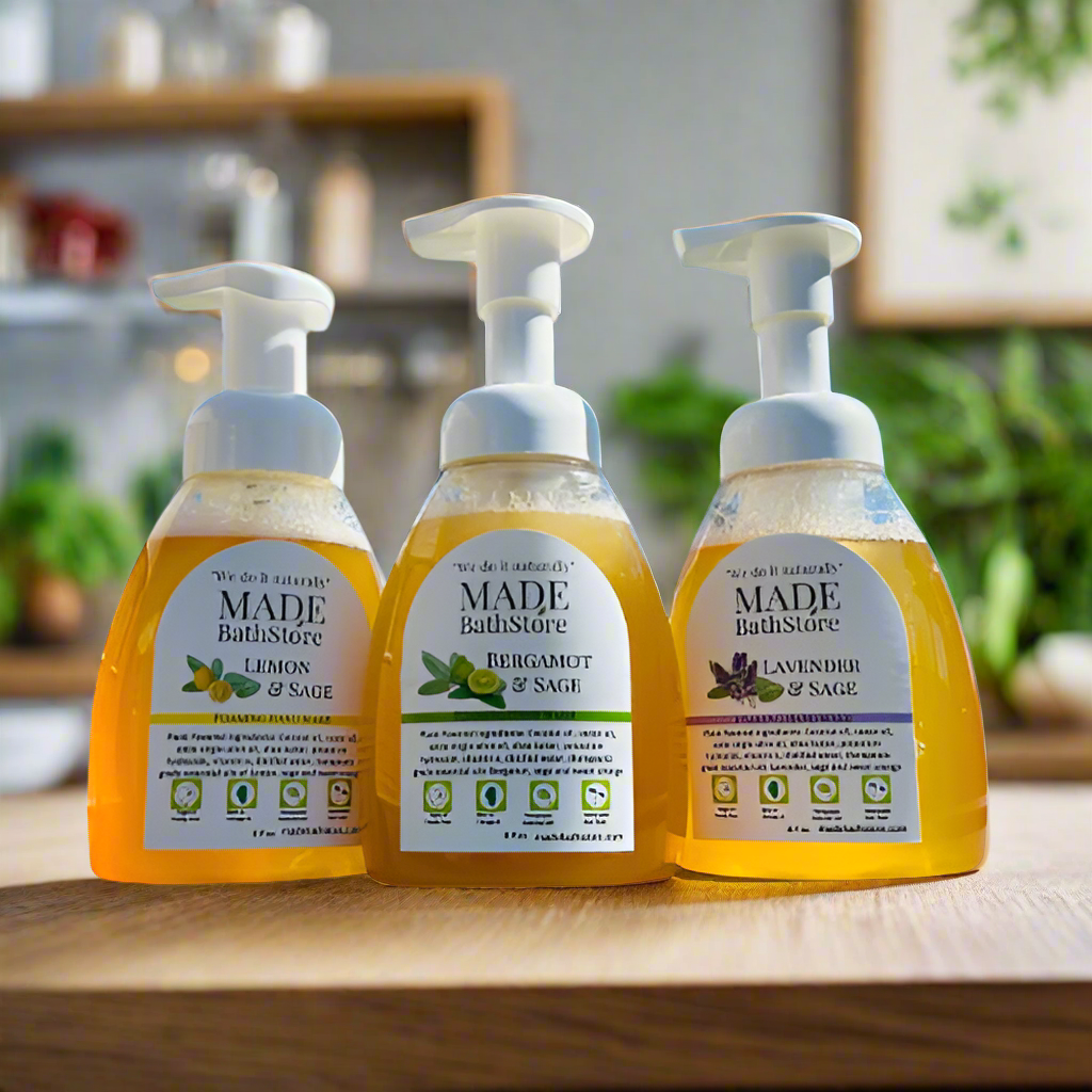 Sage & Lemon natural plant based Foaming Hand Soap
