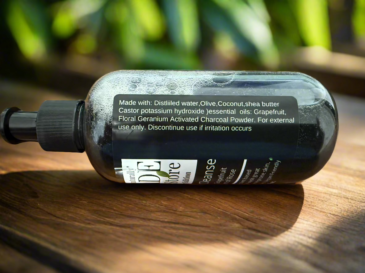 Citrus Rose with Charcoal Face Wash