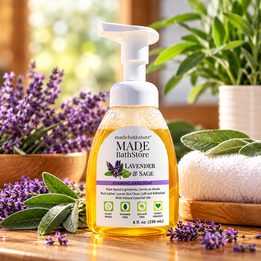 Sage & Lavender natural plant based Foaming Hand Soap