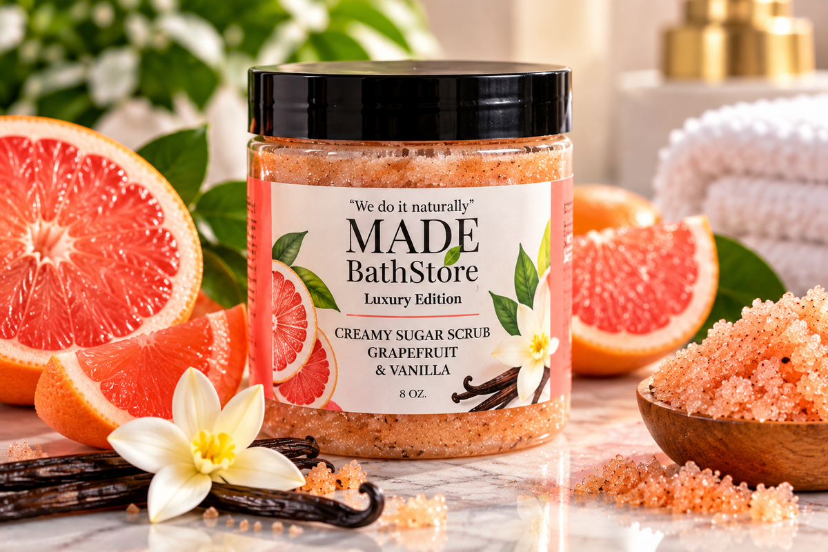 Grapefruit & Vanilla Vitamin C Sugar Scrub