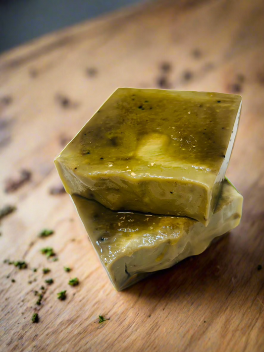 Matcha Power Packed Soothing Bar Soap, Plant based coconut and fragrance free