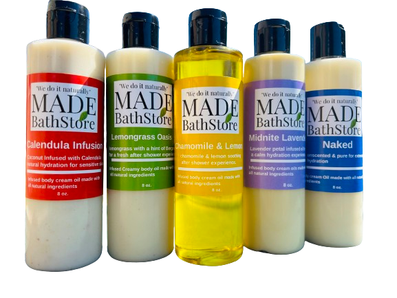 All Natural Herb Infused Creamy Body Oils