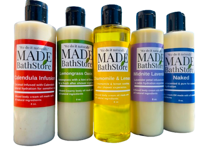 All Natural Herb Infused Creamy Body Oils