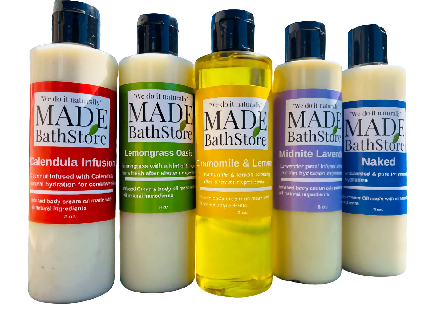 All Natural Herb Infused Creamy Body Oils